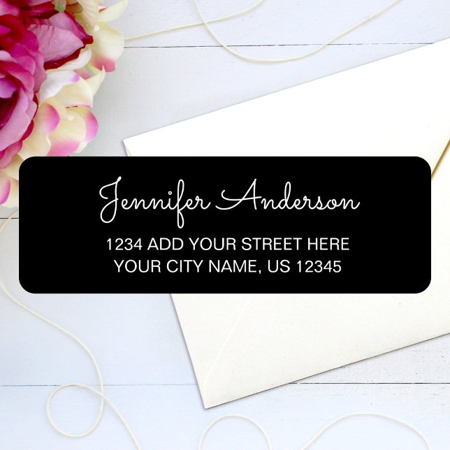 Einfache Elegante handgeschriebene SkriptRücksende (Von Creator hochgeladen)