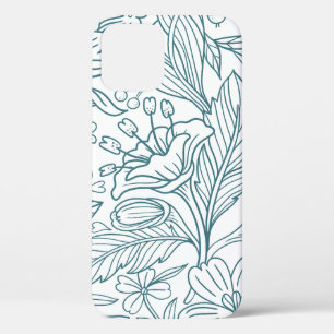 Einfache Elegante Hibiskus Blätter Case-Mate iPhone Hülle