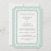 Einfache, elegante Hochzeit am Meer, Grün und Weiß