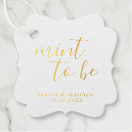 Einfache Elegante Hochzeit Geschenkanhänger