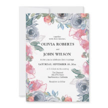 Einfache Elegante Hochzeit von Wildblumen