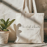 Einfache elegante, individuell anpassbare Trauzeug Tragetasche<br><div class="desc">Diese schöne minimalistische Trauzeugin Tote Tasche wird ideal für Hochzeiten dank Geschenke oder Favoriten.</div>