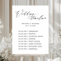 Einfache Elegante Kalligrafie Hochzeitsszenario