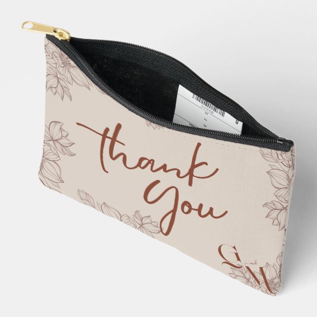 Einfache Elegante Magnolia Hochzeitsreise mit dem  Zubehörtasche (Offen)