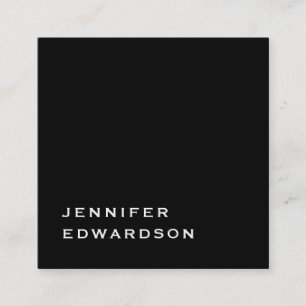 Einfache, elegante, minimalistische berufliche Qua Quadratische Visitenkarte