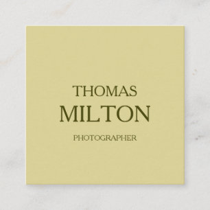 Einfache Elegante Minimalistische moderne QR-Codes Quadratische Visitenkarte