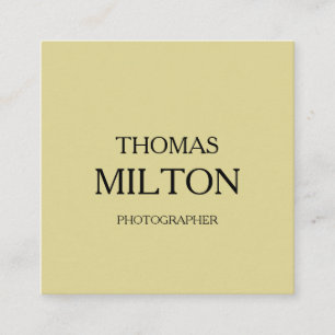 Einfache Elegante Minimalistische moderne QR-Codes Quadratische Visitenkarte
