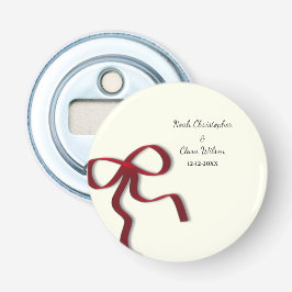 Einfache Elegante Minimalistische Red Bow Flaschenöffner