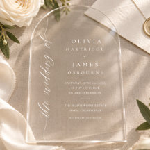 Einfache Elegante Minimalistische Transparente Bog