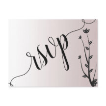 Einfache Elegante Moderne Blätter uAwg Einladung P