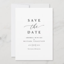 Einfache Elegante Moderne Hochzeit