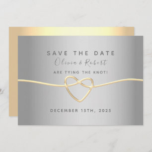 Einfache Elegante Moderne Skripthochzeit Save The Date