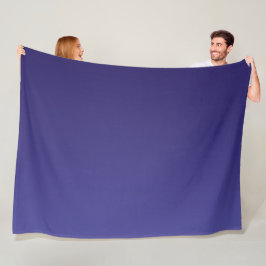 Einfache elegante navyblaue Gradient-Plüschdecke Fleecedecke