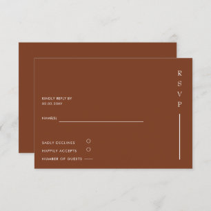 Einfache Elegante New Orleans Club RSVP Karte