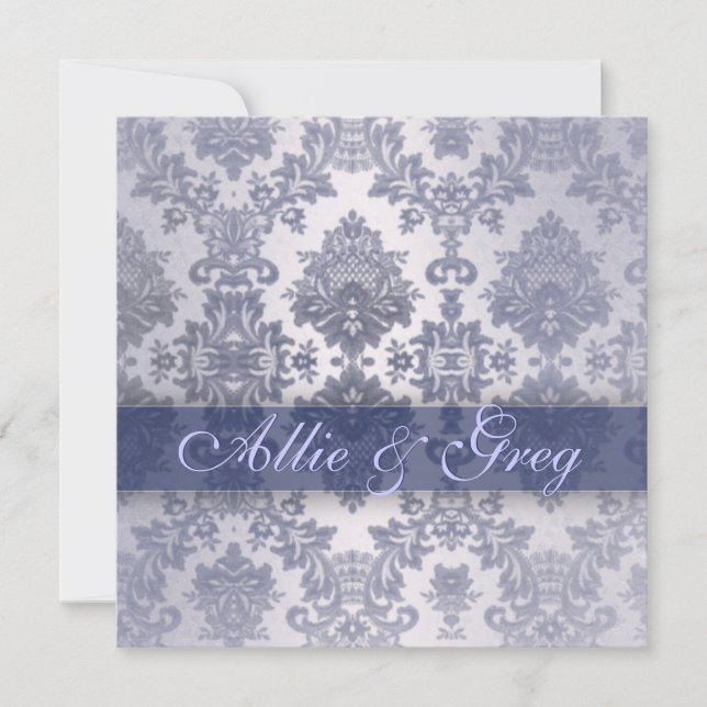 Einfache, elegante Paar-Brautpartyschablone Einladung (Vorderseite)