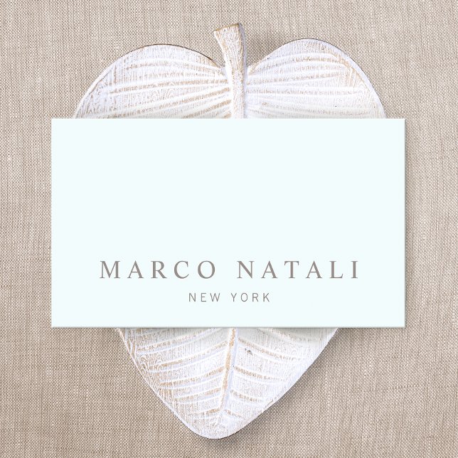 Einfache Elegante Pastel Beruflich Visitenkarte (Von Creator hochgeladen)