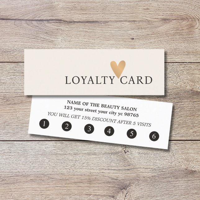 Einfache Elegante Pastel Weißes Imitat Treuekarte (Von Creator hochgeladen)