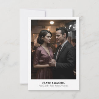 Einfache elegante religiöse Texte, Foto Save the D Save The Date