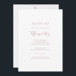 Einfache elegante Rose Gold wir noch immer neu Einladung<br><div class="desc">Dieses schlichte Rose Gold, das wir noch immer versprechen, ist perfekt für Ihre klassische, moderne, minimalistische Rose Goldhochzeit. Das Design besticht durch einen klassisch Vintagen minimalchischen zeitgenössischen Goldene Schriftart und eine romantische formale Kalligraphie. Es eignet sich hervorragend für Hochzeiten im Frühling, Sommer, Herbst oder Winter. Behalt es so, wie es...</div>