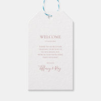 Einfache Elegante Rose Goldene Hochzeit Willkommen