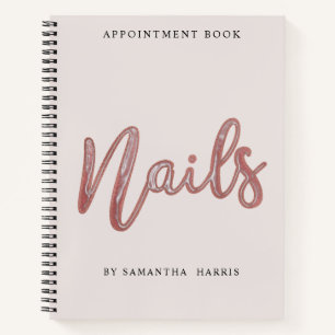 Einfache Elegante Rose Notizbuch