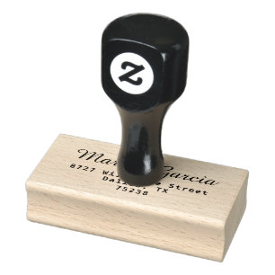 Einfache elegante Rücksendeadresse Stempel