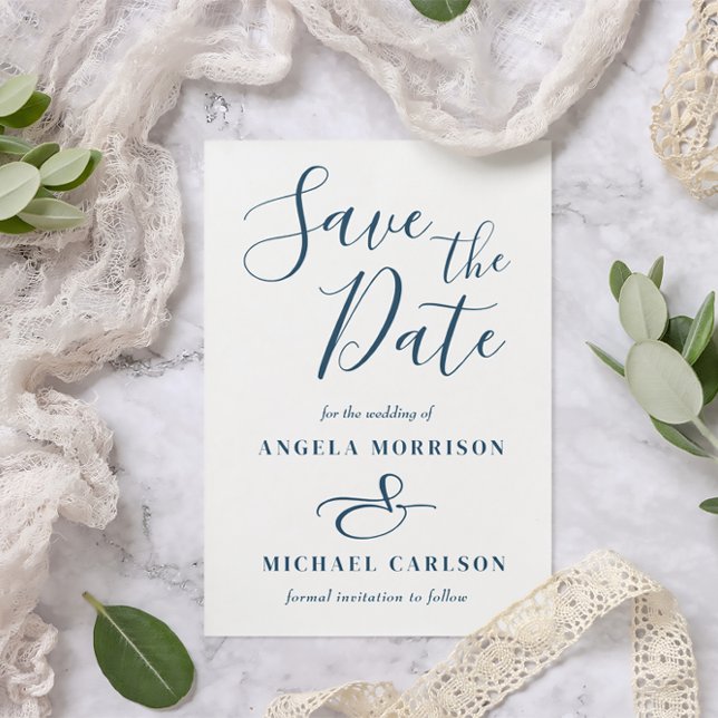 Einfache, elegante Save the Date Vorlage (Von Creator hochgeladen)