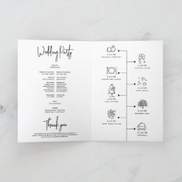 Einfache Elegante Schwarz-weiß Moderne Minimale Sc Programm