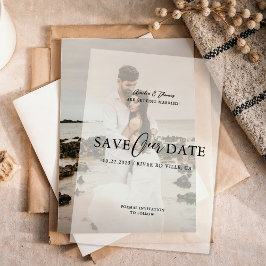 Einfache, elegante Script-Hochzeit