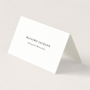 Einfache elegante Signaturcreme modern Visitenkarten