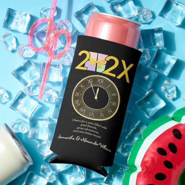 Einfache Elegante Silvester Geschenkboxen Bow Selters Dosenkühler (In Situ Sommer)