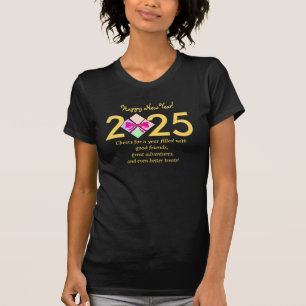 Einfache Elegante Silvester Geschenkboxen Bow T-Shirt