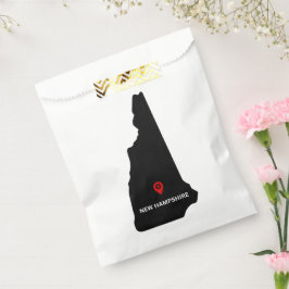 Einfache, elegante Staat der Hochzeit von New Hamp Geschenktütchen