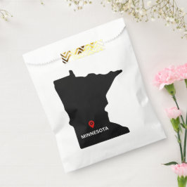 Einfache Elegante Staat Minnesota Hochzeit Geschenktütchen