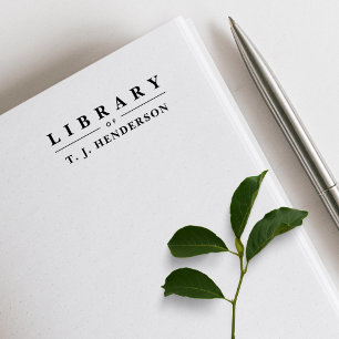 Einfache elegante Typografie benutzerdefinierte Na Gummistempel