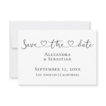 Einfache elegante Typografie-Hochzeit speichert da