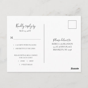 Einfache Elegante UAWG Postkarte