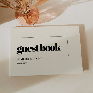 Einfache, elegante und schicke Hochzeit Gästebuch