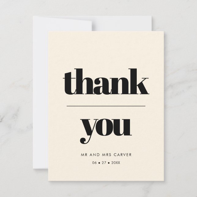 Einfache elegante und schicke Hochzeitscreme Viele (Vorderseite)