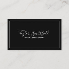 Einfache elegante Visitenkarte