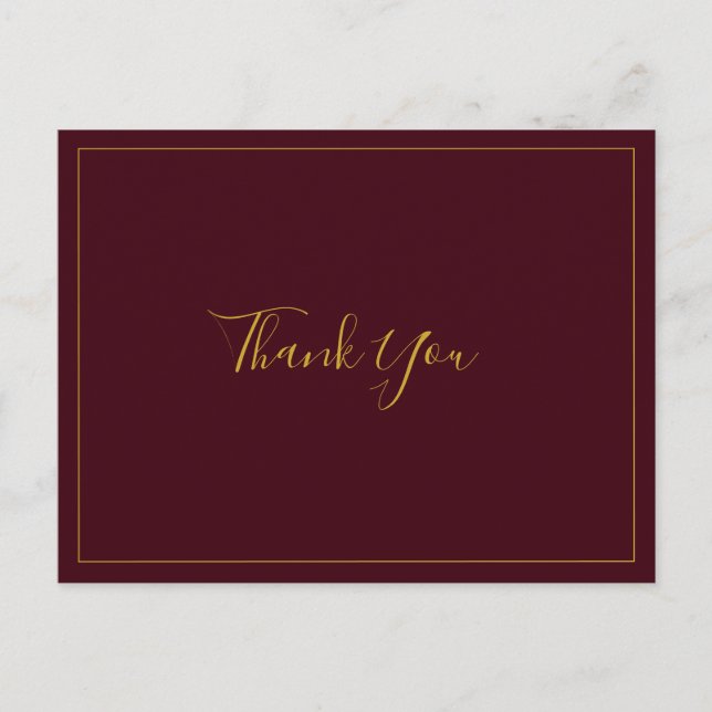 Einfache Elegante Weihnachten | Red Wedding Vielen Postkarte (Vorderseite)