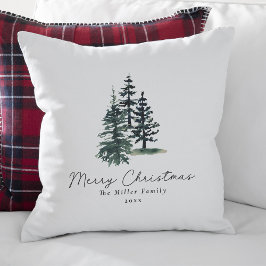 Einfache Elegante Weihnachtsbaum | Kiefernbaum Kissen