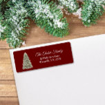 Einfache Elegante Weihnachtsbaum Party Einladung R<br><div class="desc">Dieses elegante Design besticht durch einen schneebedeckten Weihnachtsbaum mit Lichtern. Klicken Sie auf die Schaltfläche Anpassen, um den Text und die Grafik flexibler zu gestalten! Variationen dieses Designs sowie der Koordinationsprodukte sind in unserem Shop, zazzle.com/store/doodlelulu, erhältlich. Kontaktieren Sie uns, wenn Sie dieses Design für ein bestimmtes Produkt verwenden möchten, um...</div>