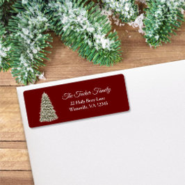 Einfache Elegante Weihnachtsbaum Party Einladung R