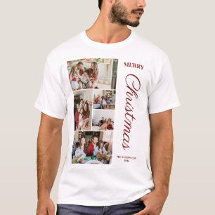 Einfache Elegante Weihnachtsfamilie im modernen Fo T-Shirt