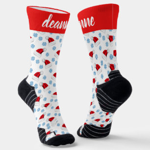Einfache elegante Weihnachtsfamilie Socken
