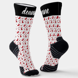 Einfache elegante Weihnachtsfamilie Socken