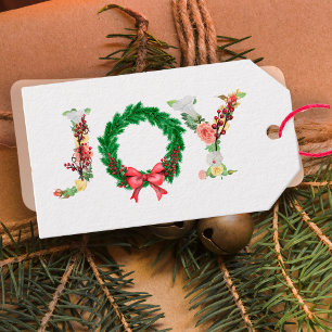 Einfache, elegante Weihnachtsgotteskript Geschenkanhänger