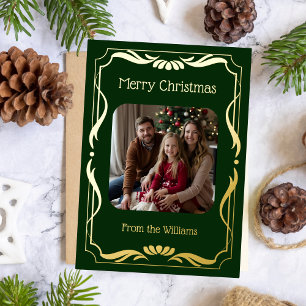 Einfache elegante Weihnachtskarten Vorlage Urlaub