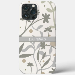 Einfache Elegante Weiß Moderne, maßgeschneiderte B Case-Mate iPhone Hülle